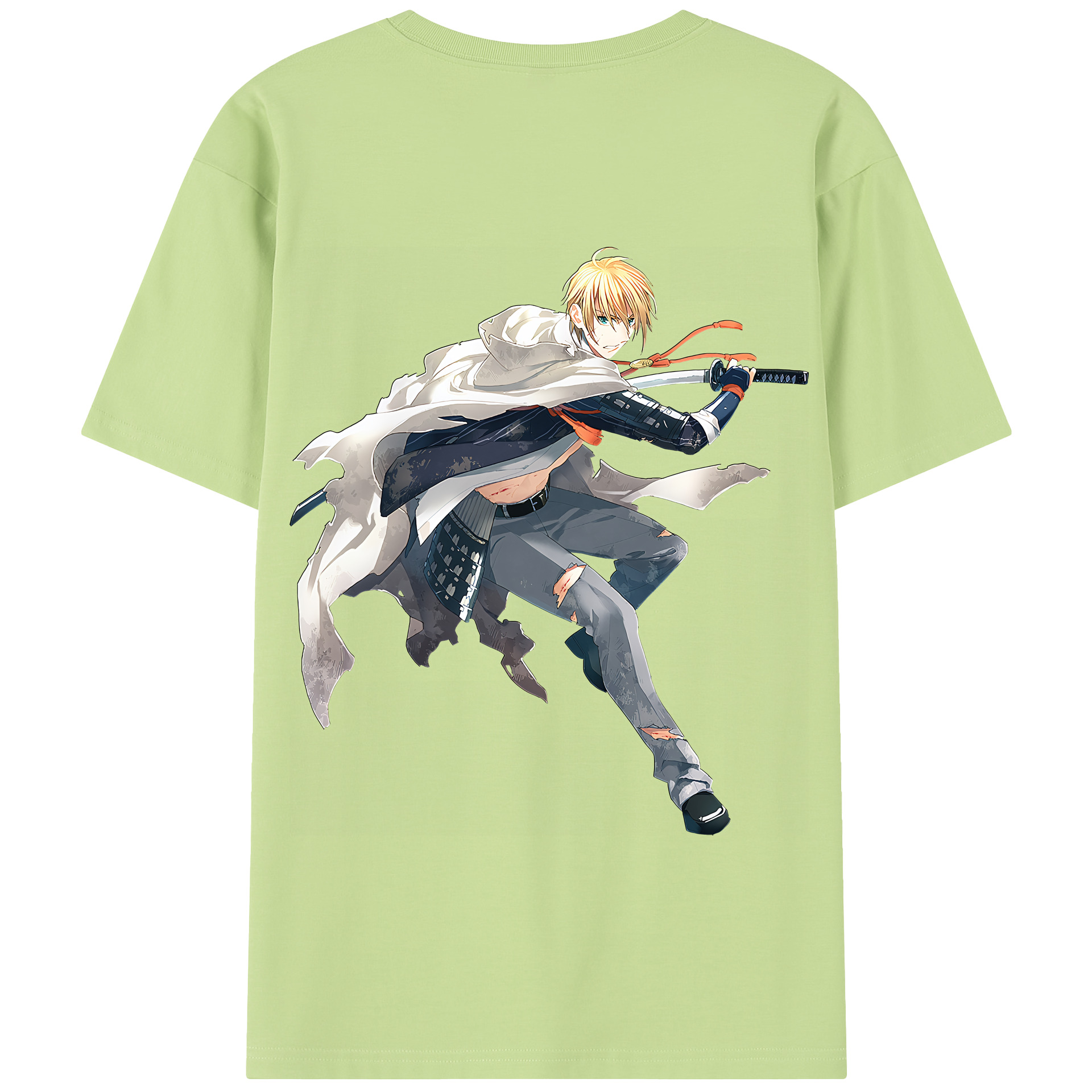 （画像用） 刀剣乱舞 Touken Ranbu 綿100％半袖Tシャツ（背面プリント）